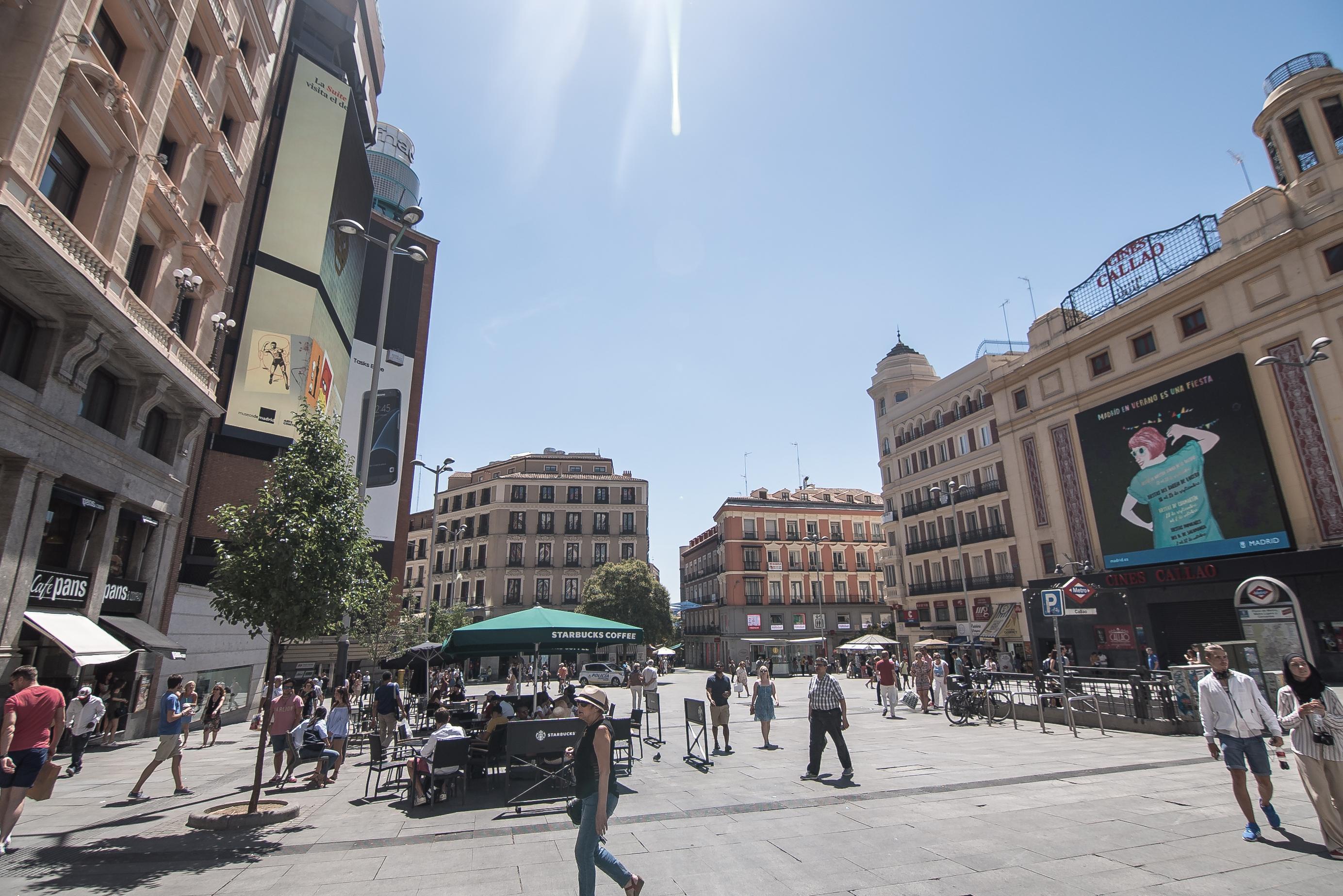 Petit Palace Plaza Espana Madrid Buitenkant foto